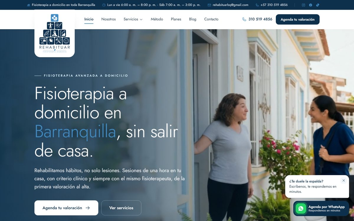 Sitio web de Rehabituar